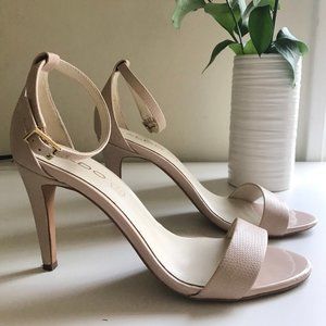 ALDO Strappy Medium Stiletto in Nude Snake Print